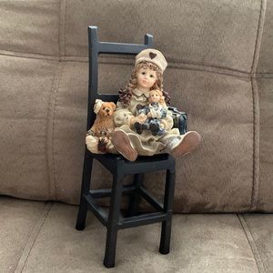 The Dollstone Collection - Nurse w/Doll and Bear
